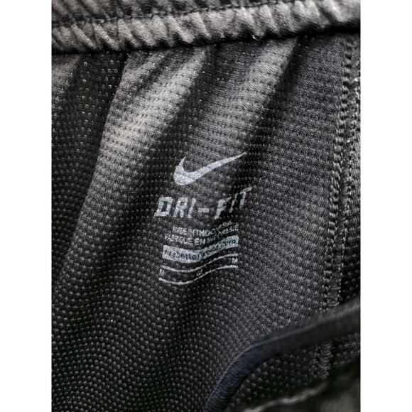 Nike Drifit Athletic Sweatpants Size M Black 14W 28.5 Inseam - Picture 11 of 12